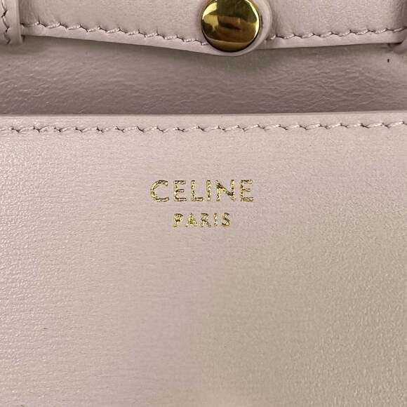 CELINE Triomphe Chain Card Holder Mini Shoulder Bag S-BB-4292 Light Pink Women's - Picture 10 of 13